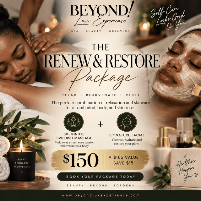 The Renew & Restore Package at Beyond Lux Experience in Crestview, FL